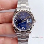 Rolex Datejust 3235 Stainless Steel Blue Dial 36mm Watch / Best AAA Replica Watches China